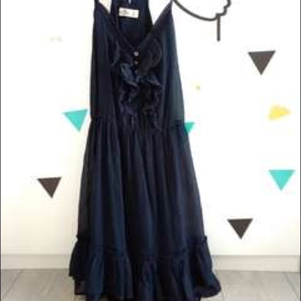 Blue navy hollister dress